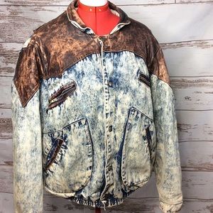 SOLD 🛍1980s Vintage Blue Jean Jacket